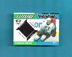 2003-04 Topps Future Phenoms Game-Worn Jersey Stanislav Chistov #FP-SC Ducks